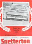 Programme cover of Snetterton Circuit, 26/08/1974