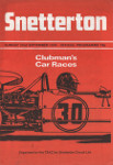 Programme cover of Snetterton Circuit, 22/09/1974