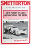 Programme cover of Snetterton Circuit, 30/03/1975