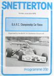 Programme cover of Snetterton Circuit, 15/06/1975