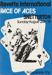 Programme cover of Snetterton Circuit, 24/08/1975