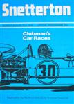 Programme cover of Snetterton Circuit, 31/08/1975