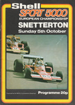 Programme cover of Snetterton Circuit, 05/10/1975