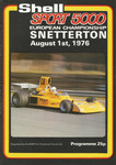 Programme cover of Snetterton Circuit, 01/08/1976