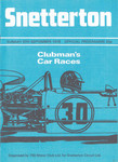 Programme cover of Snetterton Circuit, 05/09/1976