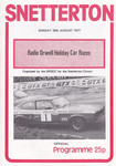 Programme cover of Snetterton Circuit, 28/08/1977