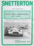 Programme cover of Snetterton Circuit, 30/07/1978