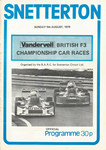 Programme cover of Snetterton Circuit, 05/08/1979