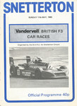 Programme cover of Snetterton Circuit, 11/05/1980