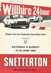 Programme cover of Snetterton Circuit, 22/06/1980