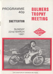 Programme cover of Snetterton Circuit, 22/03/1981