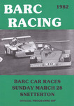 Programme cover of Snetterton Circuit, 28/03/1982