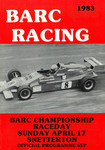 Programme cover of Snetterton Circuit, 17/04/1983