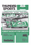 Programme cover of Snetterton Circuit, 05/08/1984