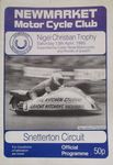 Programme cover of Snetterton Circuit, 13/04/1985