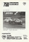Programme cover of Snetterton Circuit, 26/10/1986