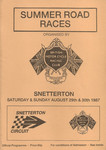 Programme cover of Snetterton Circuit, 30/08/1987