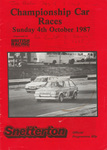 Programme cover of Snetterton Circuit, 04/10/1987
