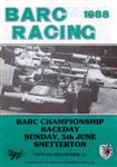 Programme cover of Snetterton Circuit, 05/06/1988