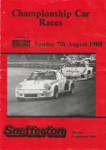 Programme cover of Snetterton Circuit, 07/08/1988