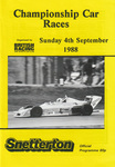 Programme cover of Snetterton Circuit, 04/09/1988