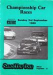 Programme cover of Snetterton Circuit, 03/09/1989
