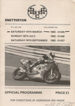 Programme cover of Snetterton Circuit, 14/03/1992