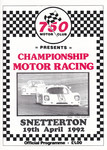Programme cover of Snetterton Circuit, 19/04/1992