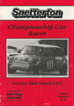 Programme cover of Snetterton Circuit, 28/03/1993