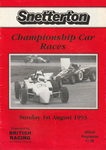 Programme cover of Snetterton Circuit, 01/08/1993