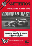 Programme cover of Snetterton Circuit, 10/09/1995