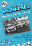 Programme cover of Snetterton Circuit, 19/11/1995