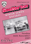 Programme cover of Snetterton Circuit, 16/11/1997