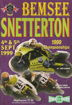 Programme cover of Snetterton Circuit, 05/09/1999