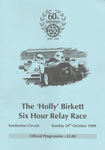 Programme cover of Snetterton Circuit, 24/10/1999