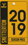 Ticket for Snetterton Circuit, 2019