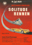 Programme cover of Solitude, 19/07/1959