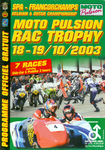 Programme cover of Spa-Francorchamps, 19/10/2003