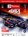 Programme cover of Spa-Francorchamps, 29/07/2012