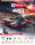 Programme cover of Spa-Francorchamps, 31/07/2016