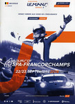 Programme cover of Spa-Francorchamps, 23/09/2018