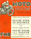 Programme cover of Spa-Francorchamps, 06/07/1947