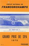 Programme cover of Spa-Francorchamps, 04/05/1975