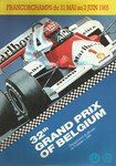 Programme cover of Spa-Francorchamps, 02/06/1985