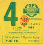 Spa-Francorchamps, 03/07/1988