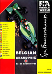 Programme cover of Spa-Francorchamps, 25/08/1991