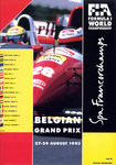 Programme cover of Spa-Francorchamps, 29/08/1993