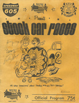 Programme cover of San Gabriel Valley Speedway, 22/06/1975