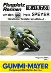 Programme cover of Speyer Airfield, 19/07/1981