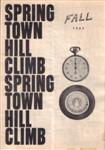 Programme cover of Springtown Hill Climb, 1963